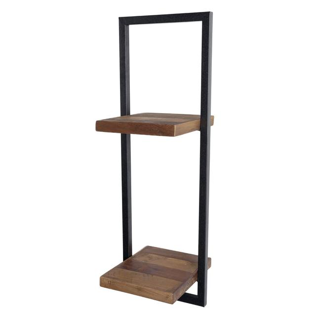 Derik Teak Solid Wood Floating Shelf Williston Forge on Productcaster.