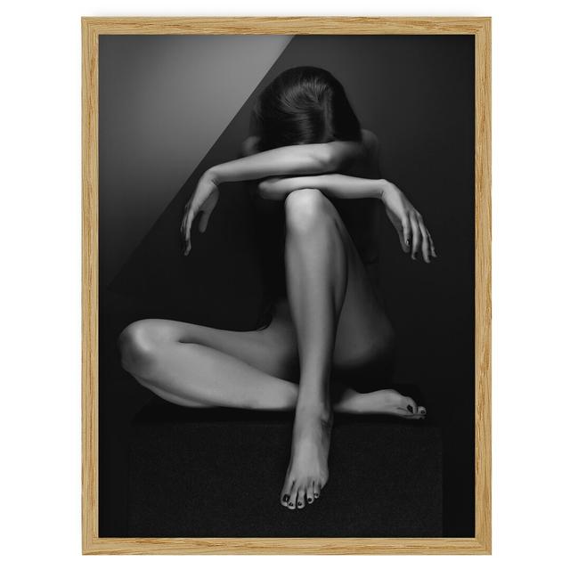 Desperate Woman - Picture Frame Graphic Art 17 Stories Frame Option: Oak Framed, Size: 70cm H x 50cm W x 2cm D on Productcaster.