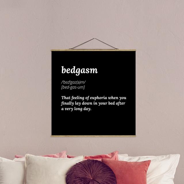 Bedgasm - Typography Print Maturi Size: 80cm H x 80cm W x 0.3cm D on Productcaster.