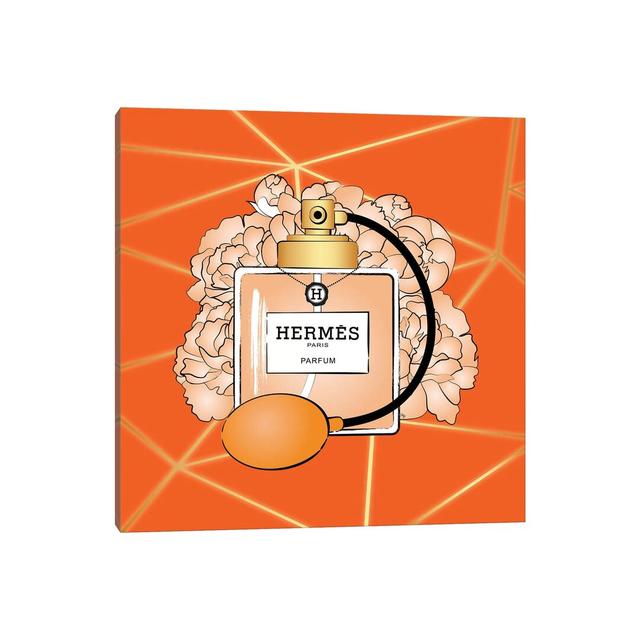 Hermes Perfume by Martina Pavlova - Print on Canvas Canora Grey Format: Wrapped Canvas, Size: 66.04cm H x 66.04cm W x 1.91cm D on Productcaster.