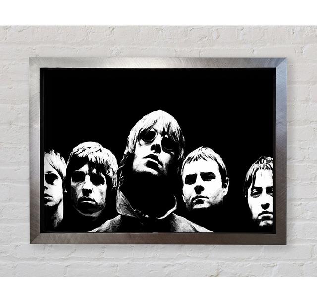 Oasis Wonderwall Pop Art - Single Picture Frame Print Bright Star Size: 100cm H x 141.4cm W x 3.4cm D on Productcaster.