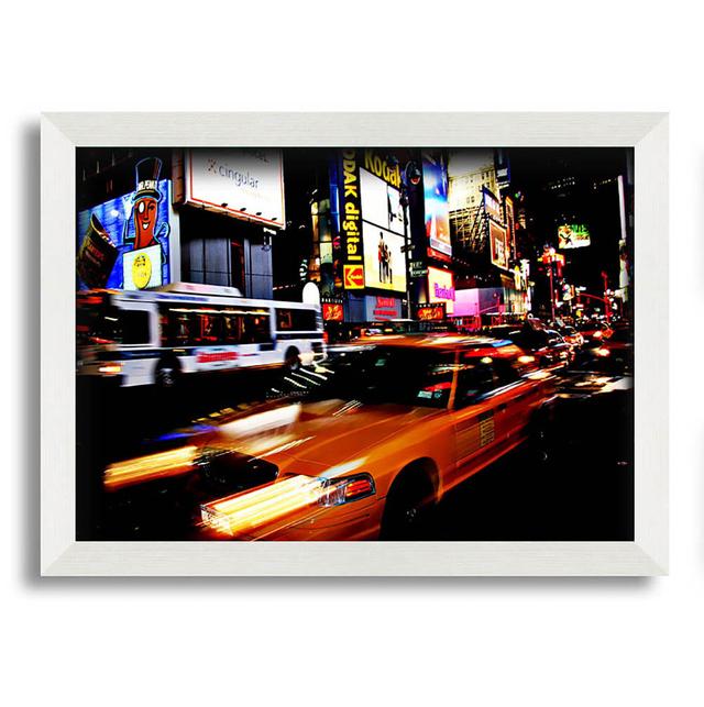 New York Broadway Cabs - Single Picture Frame Art Prints Latitude Run Size: 29.7cm H x 42cm W on Productcaster.