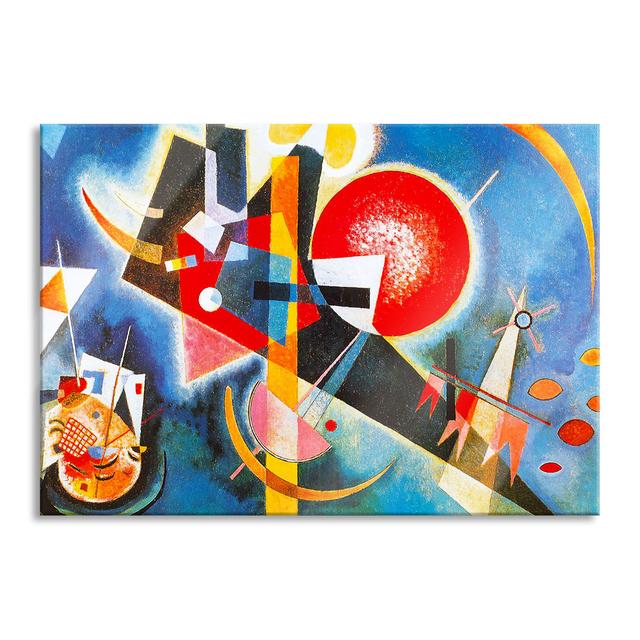 Landscape with Red Spots by Wassily Kandinsky - Unframed Painting on Glass Ivy Bronx Size: 60cm H x 80cm W x 0.4cm D on Productcaster.