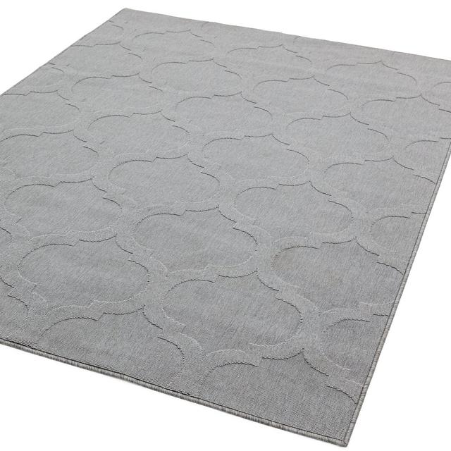 Schaeffer Grey Indoor/Outdoor Rug Fairmont Park Rug Size: Rectangle 80 x 150cm on Productcaster.