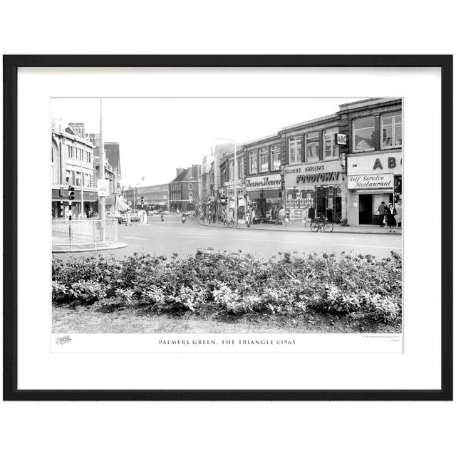 Palmers Green, The Triangle C1965 by Francis Frith - Single Picture Frame Print The Francis Frith Collection Size: 60cm H x 80cm W x 2.3cm D on Productcaster.