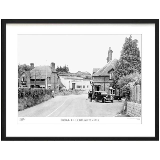 Churt, The Crossways C1955 by Francis Frith - Single Picture Frame Print The Francis Frith Collection Size: 60cm H x 80cm W x 2.3cm D on Productcaster.