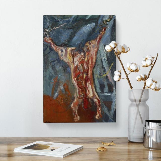 Beef Carcass by Chaim Soutine - Wrapped Canvas Painting East Urban Home Size: 50cm H x 35cm W x 3cm D on Productcaster.