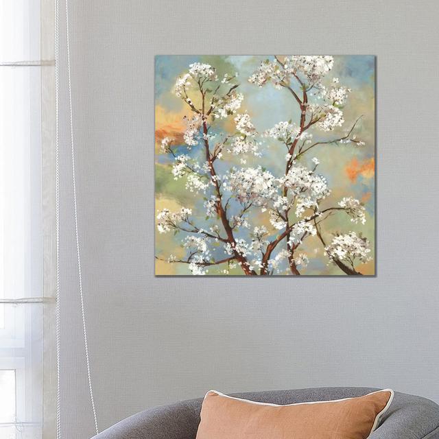 Vignette I by Asia Jensen - Wrapped Canvas Painting ClassicLiving Size: 66.04cm H x 66.04cm W x 3.81cm D on Productcaster.