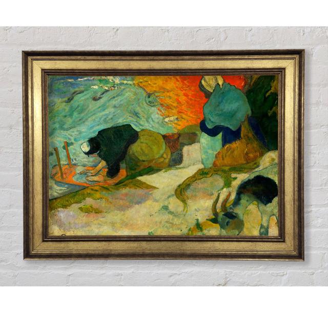 Gauguin Wäscherinnen in Arles - Einzelner Bilderrahmen Kunstdrucke Bright Star Größe: 29,7 cm H x 42 cm B x 8 cm T on Productcaster.