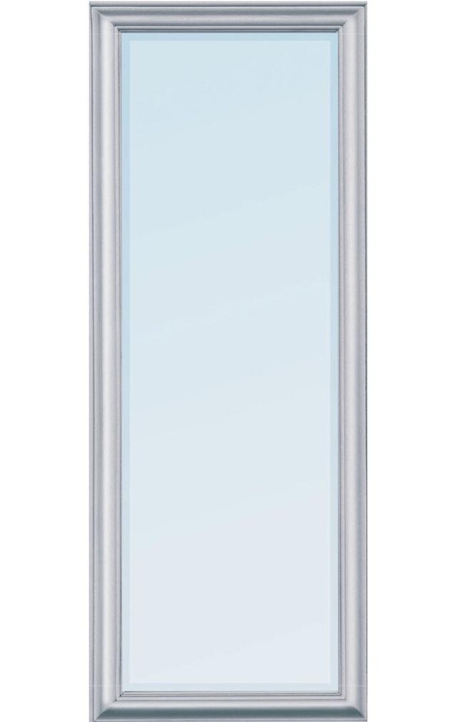 Asil VII Wood Framed Wall Mounted Full Length Mirror Brambly Cottage Finish: Silver on Productcaster.