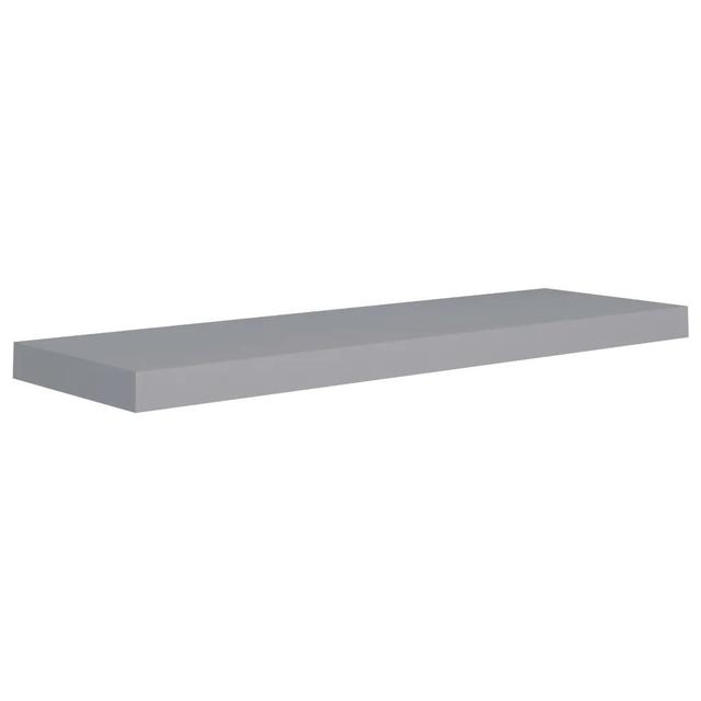 Artamas Floating Shelf 17 Stories Size: 3.8cm H x 23.5cm W x 80cm D, Finish: Grey on Productcaster.