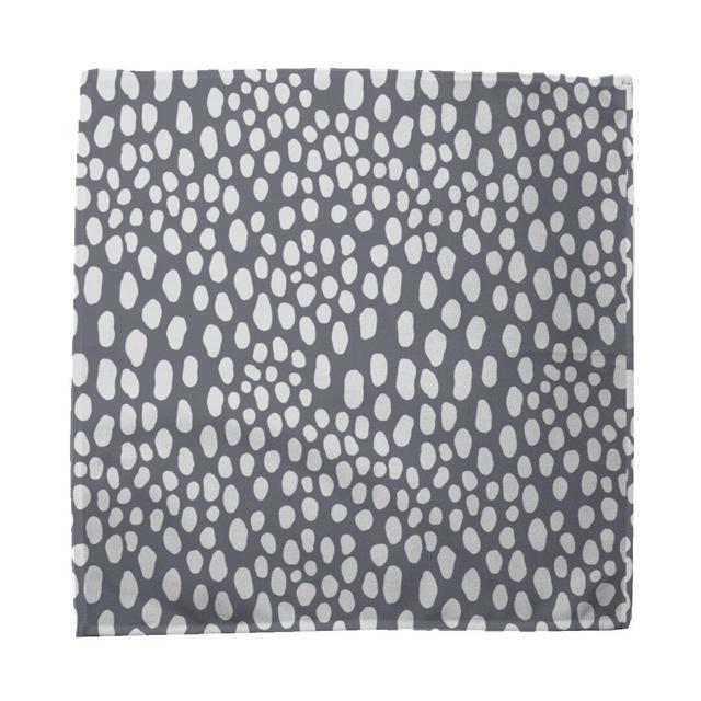 Cadhan Cotton Napkin (Set of 4) East Urban Home Colour: Grey on Productcaster.