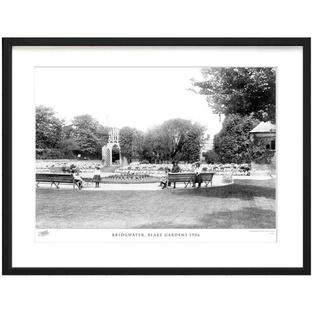 'Bridgwater, Blake Gardens 1906' - Picture Frame Photograph Print on Paper The Francis Frith Collection Size: 60cm H x 80cm W x 2.3cm D on Productcaster.