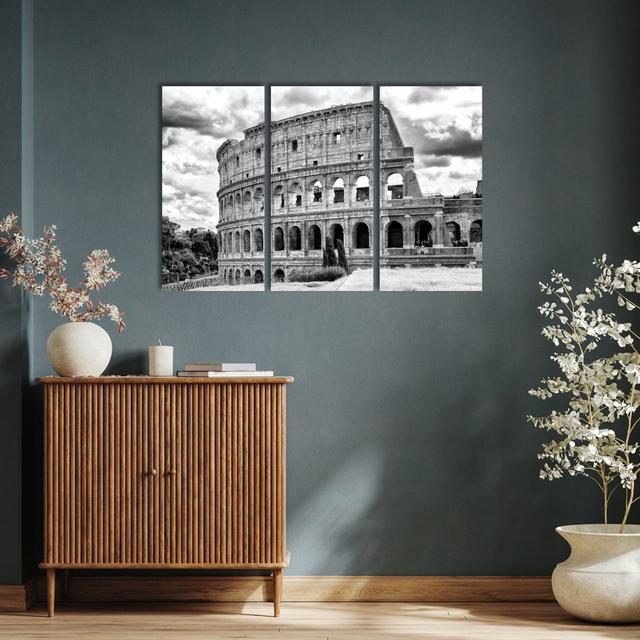 Colosseum In Black & White von Philippe Hugonnard - Leinwanddruck ohne Rahmen, Galerie-gewickelt, Giclée auf Leinwand Rosalind Wheeler Größe: 101,6 cm on Productcaster.