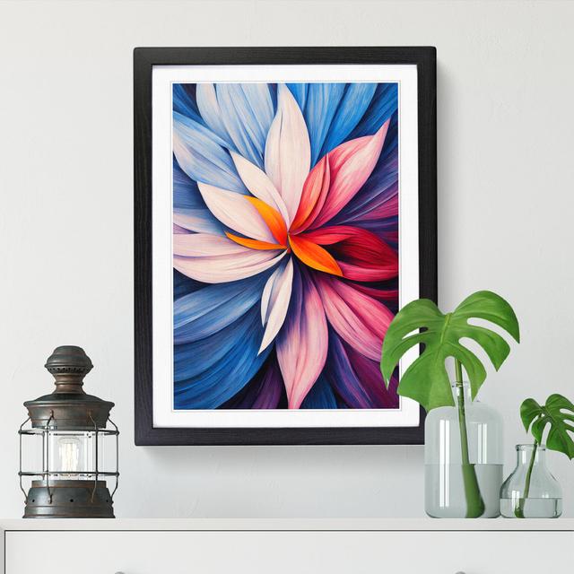 FRM-V0523-824X Floral - Single Picture Frame Print Marlow Home Co. Format: Oak Framed, Size: 34cm H x 25cm W x 2cm D on Productcaster.