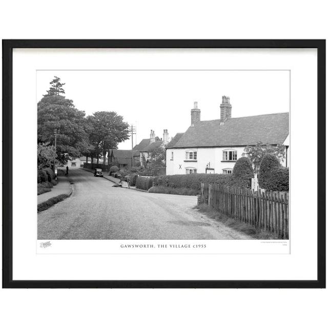 'Gawsworth, the Village C1955' by Francis Frith - Picture Frame Photograph Print on Paper The Francis Frith Collection Size: 45cm H x 60cm W x 2.3cm D on Productcaster.