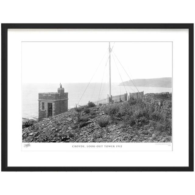 'Croyde, Look out Tower 1912' - Picture Frame Photograph Print on Paper The Francis Frith Collection Size: 40cm H x 50cm W x 2.3cm D on Productcaster.