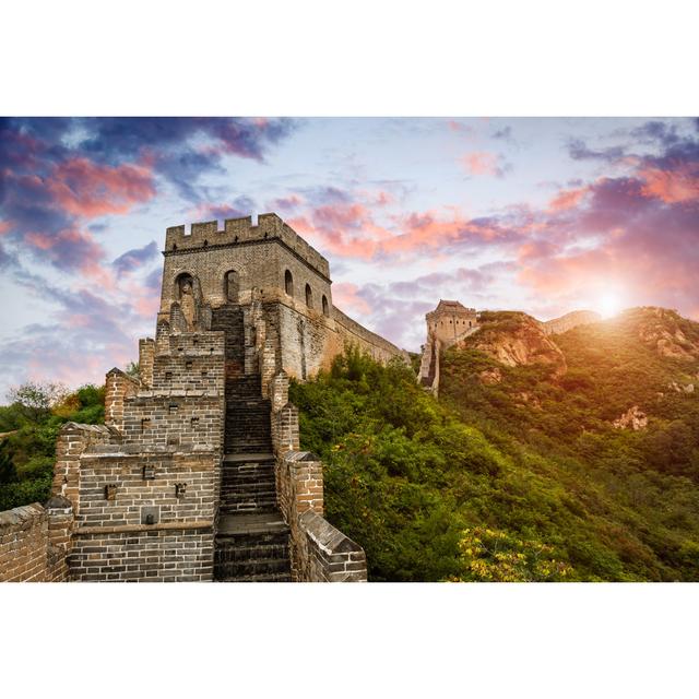 Cynthiana Cynthiana Great Wall At Sunset by Gary Gray - Wrapped Canvas Photograph Latitude Run Size: 51cm H x 76cm W x 3.8cm D on Productcaster.