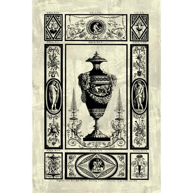 Printed Pergolesi Urn II (IP) Astoria Grand Size: 76cm H x 51cm W x 3.8cm D on Productcaster.