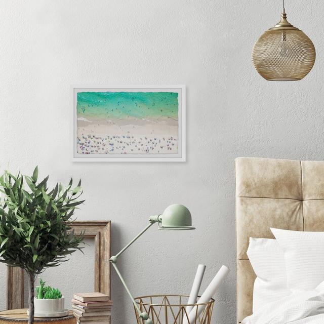 "Beach Destination" Framed Painting Print Highland Dunes Size: 61cm H x 91cm W x 3.81cm D on Productcaster.