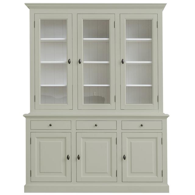 Berardina Display Cabinet Rosalind Wheeler Colour: Pebble Grey on Productcaster.