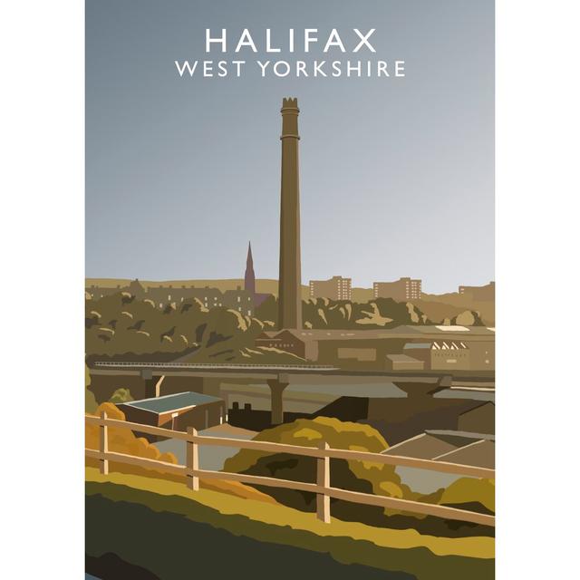 Halifax by Richard O'Neil - Graphic Art Print on Paper East Urban Home Format: No Frame, Size: 40 cm H x 30 cm W x 1 cm D on Productcaster.