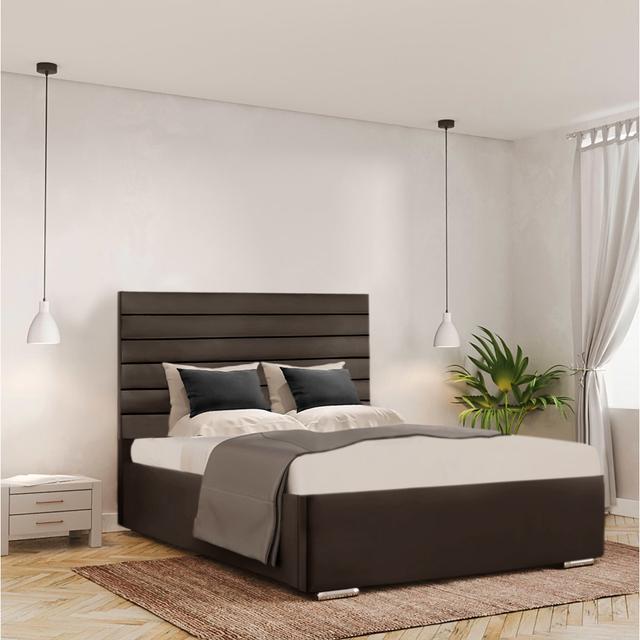 Badhir Upholstered Storage Bed Canora Grey Colour: Mole, Size: Super King (6') on Productcaster.