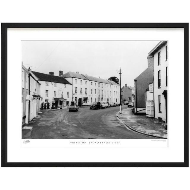 'Wrington, Broad Street C1965' - Picture Frame Photograph Print on Paper The Francis Frith Collection Size: 28cm H X 36cm W x 2cm D on Productcaster.