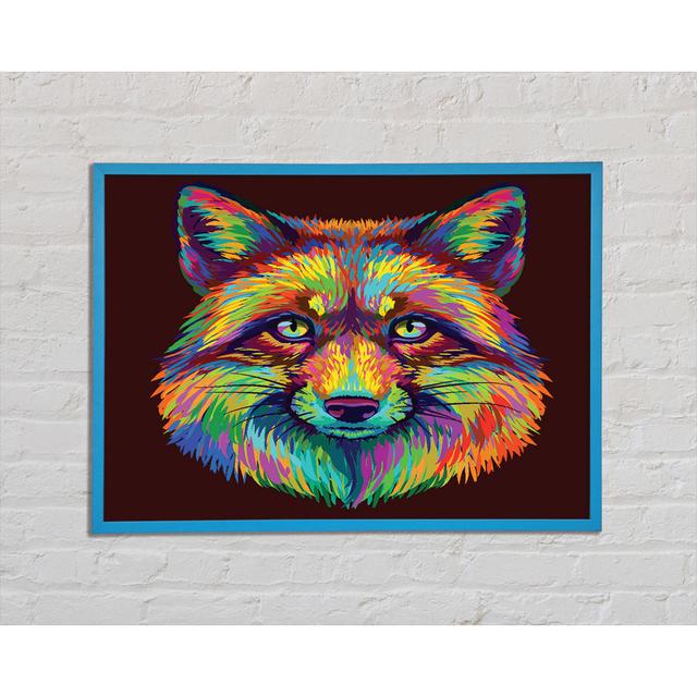 The Colourful Fox - Print Union Rustic Size: 59.7cm H x 84.1cm W x 2cm D on Productcaster.