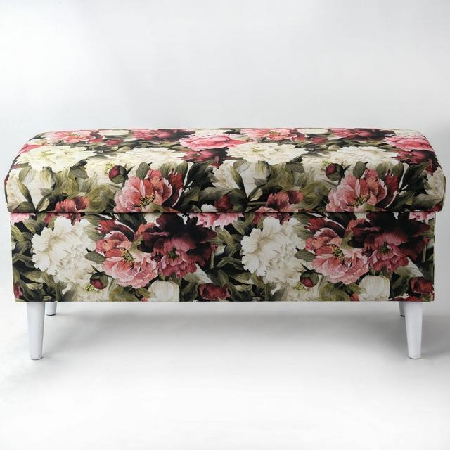 Padillo Upholstered Storage Bench Rosalind Wheeler Size: H47 x W90 x D40cm on Productcaster.