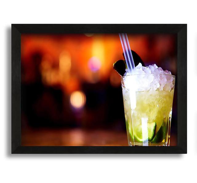 Lime Cocktail - Picture Frame Photograph on Canvas Brayden Studio Size: 21cm H x 30cm W x 10cm D on Productcaster.