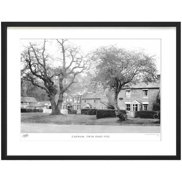 'Cadnam, Twin Oaks 1932' by Francis Frith - Picture Frame Photograph Print on Paper The Francis Frith Collection Size: 60cm H x 80cm W x 2.3cm D on Productcaster.