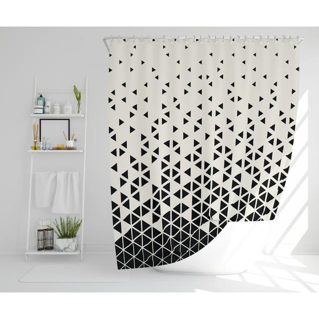 Matthias Polyester Shower Curtain Set Canora Grey Size: 168cm H x 168cm W on Productcaster.