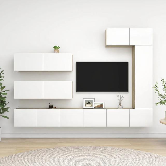 Wohnwand Azayla für TVs bis zu 43" Ebern Designs Farbe: Weiß on Productcaster.