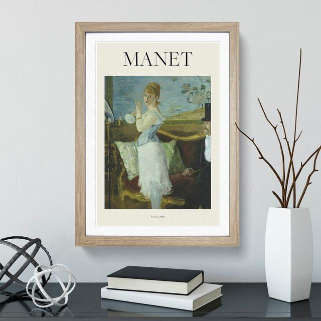 Nana by Edouard Manet - Picture Frame Painting East Urban Home Size: 36cm H x 27cm W x 2cm D, Frame Option: Oak on Productcaster.