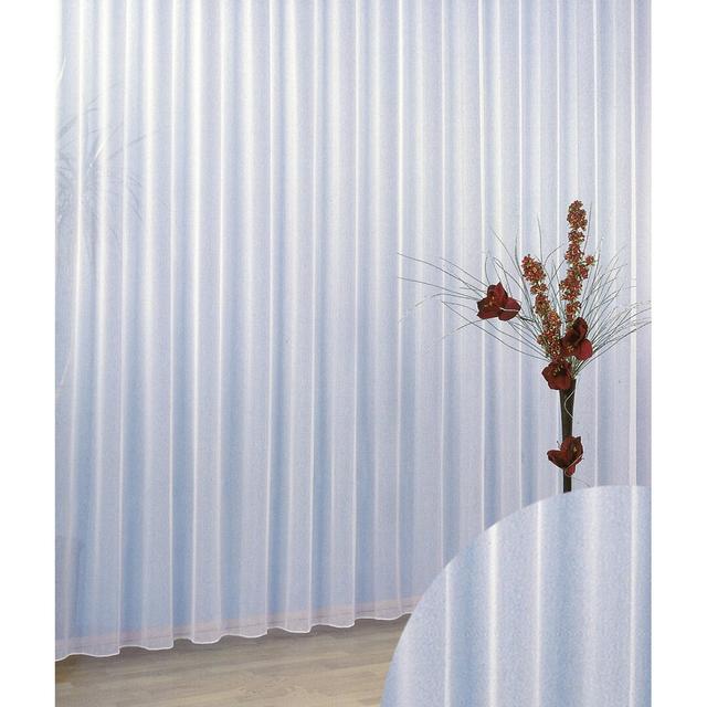 Burr Gardine Pencil Pleat Semi Sheer Curtain Three Posts Panel Size: Width 900 x Drop 225 cm on Productcaster.