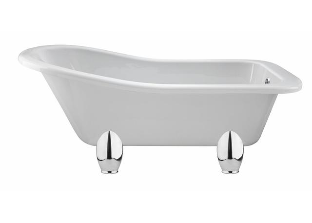 Brockley 1500mm x 730mm Freestanding Soaking Acrylic Bathtub Old London on Productcaster.