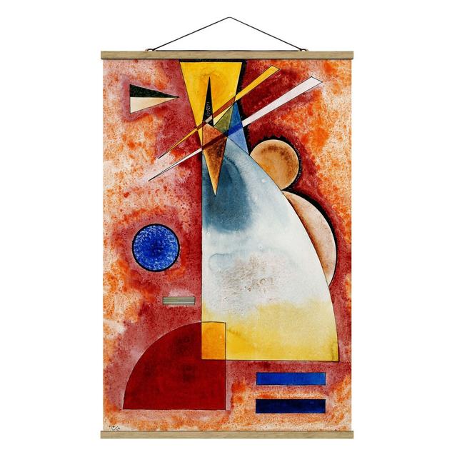 Wassily Kandinsky - Ineinander - Graphic Art Print Ivy Bronx Size: 75cm H x 50cm W x 0.3cm D on Productcaster.