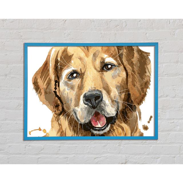 Labrador Happiness - Print Ophelia & Co. Size: 29.7cm H x 42cm W x 2cm D on Productcaster.