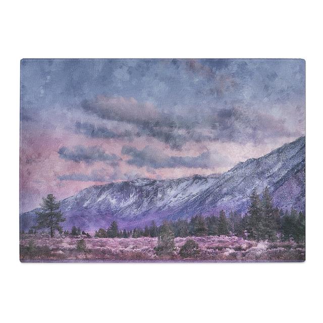 Tempered Glass Mammoth Creek in California Chopping Board East Urban Home Size: 20 cm x 28.5 cm on Productcaster.