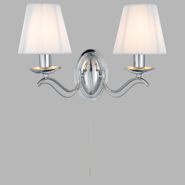 Rodman Mild Steel Candle Wall Light ClassicLiving Finish: Chrome on Productcaster.