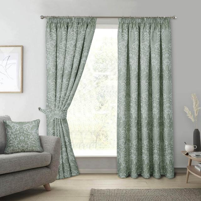 SantaClara Polyester Room Darkening Pinch Pleat Curtain Pair Ophelia & Co. Panel Size: 168 W x 168 D cm on Productcaster.