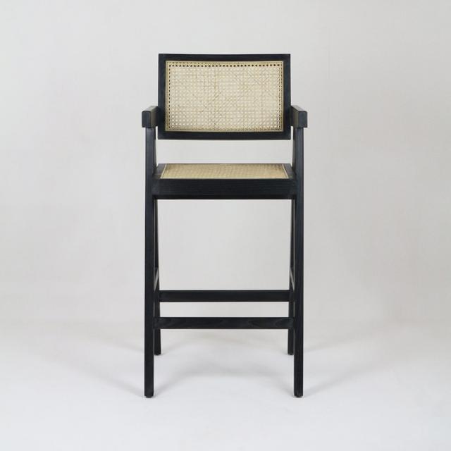 78.9cm Bar Stool INTERIORTONIC Base Colour: Smoked Black on Productcaster.