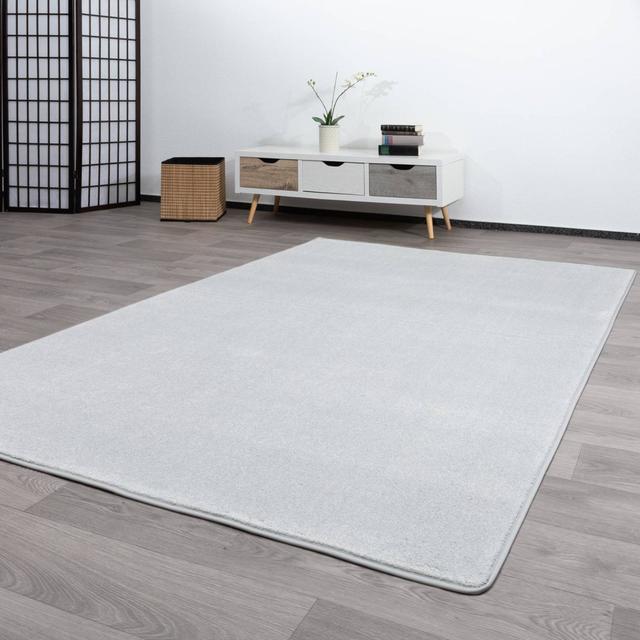 Teppich Herfried in Silber Ebern Designs Rug Size: Rectangular 140 x 200cm on Productcaster.