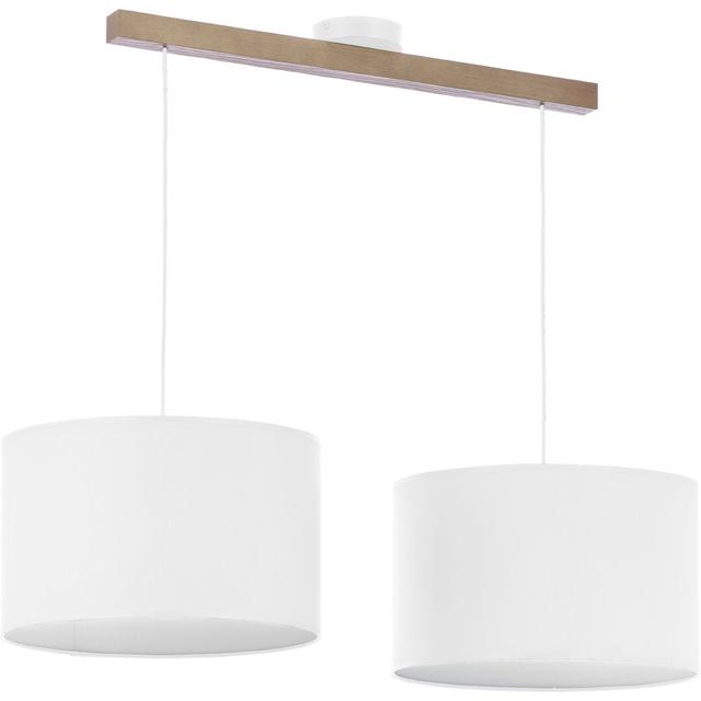 Avdija 2 - Light Kitchen Island Drum Pendant 17 Stories Finish: White on Productcaster.