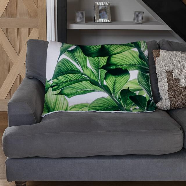 Randles Tropical Palm Designer Blanket East Urban Home on Productcaster.