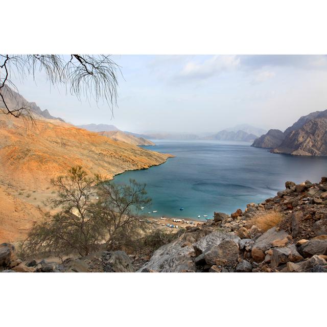 Khawr Najid, Musandam, Oman by PepiteVoyage - Wrapped Canvas Print Alpen Home Size: 30cm H x 46cm W x 3.8cm D on Productcaster.