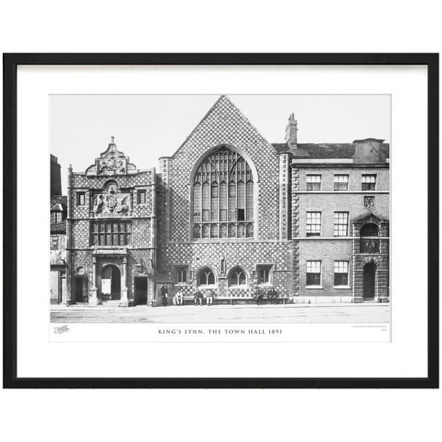 King's Lynn, The Town Hall 1891 by Francis Frith - Single Picture Frame Print The Francis Frith Collection Size: 28cm H x 36cm W x 2.3cm D on Productcaster.