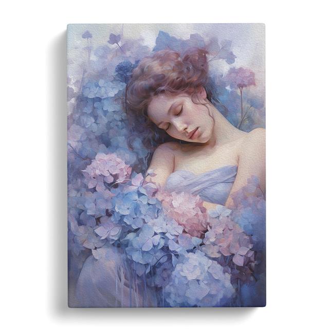 Hydrangea Romanticism - No Frame Art Prints Marlow Home Co. Size: 50cm H x 35cm W x 3cm D on Productcaster.