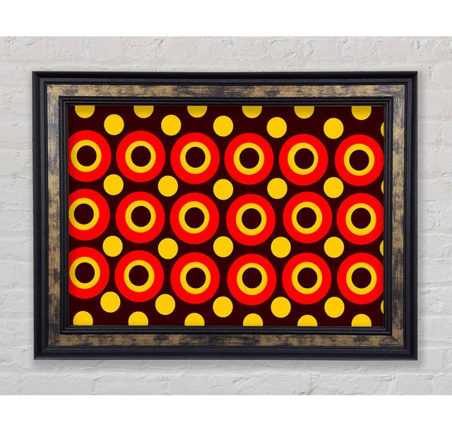 Intermediate Circles Orange - Print Bright Star Size: 29.7cm H x 42cm W x 8cm D on Productcaster.